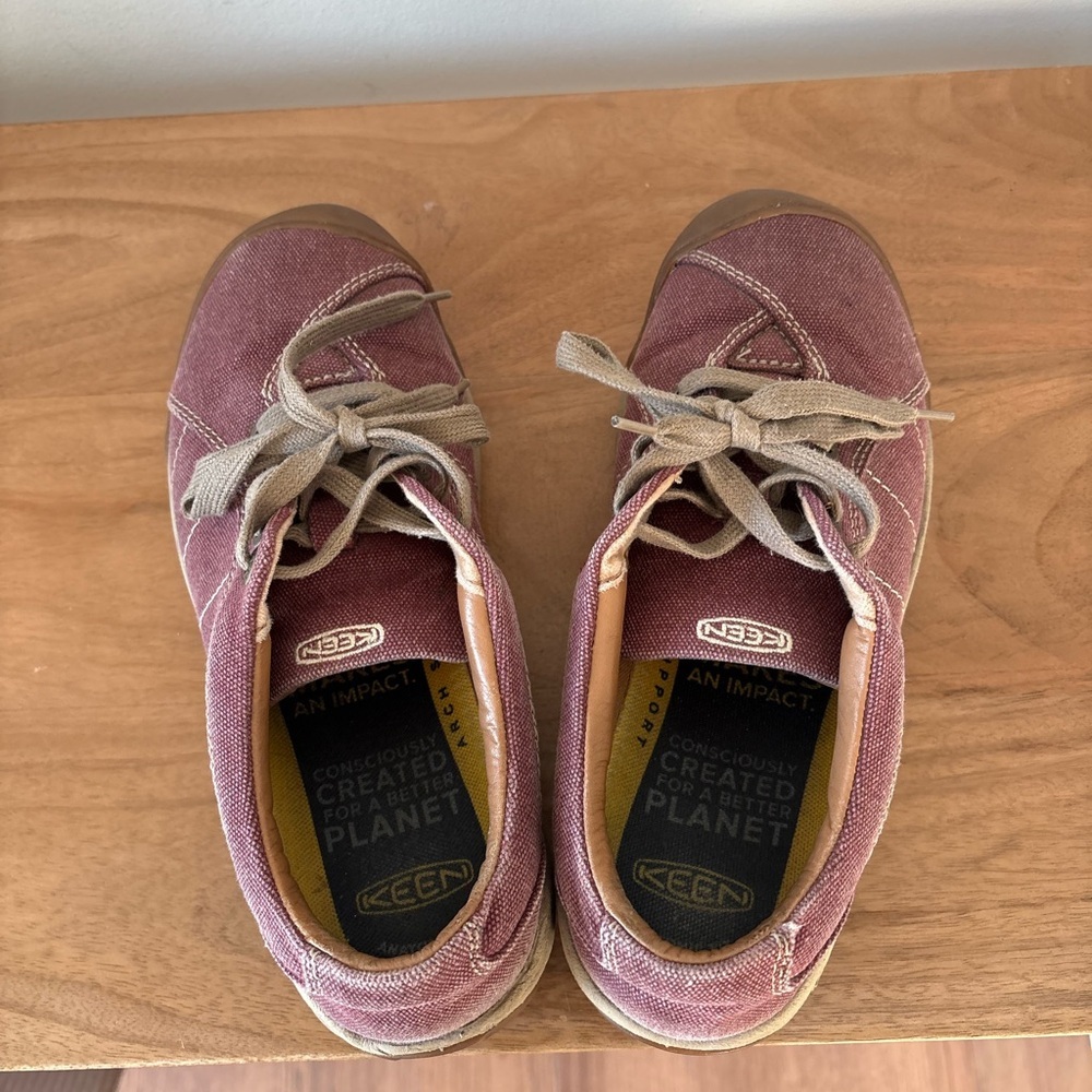 Keen Presidio Canvas B Red Plaza Taupe Women's Size 9 Shoes - Picture 3 of 9